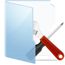 Tools - Blue - Folders icon
